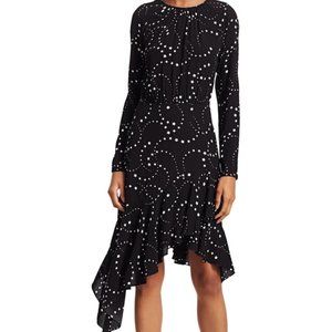 Maje Celestial (Stars) Black Dress